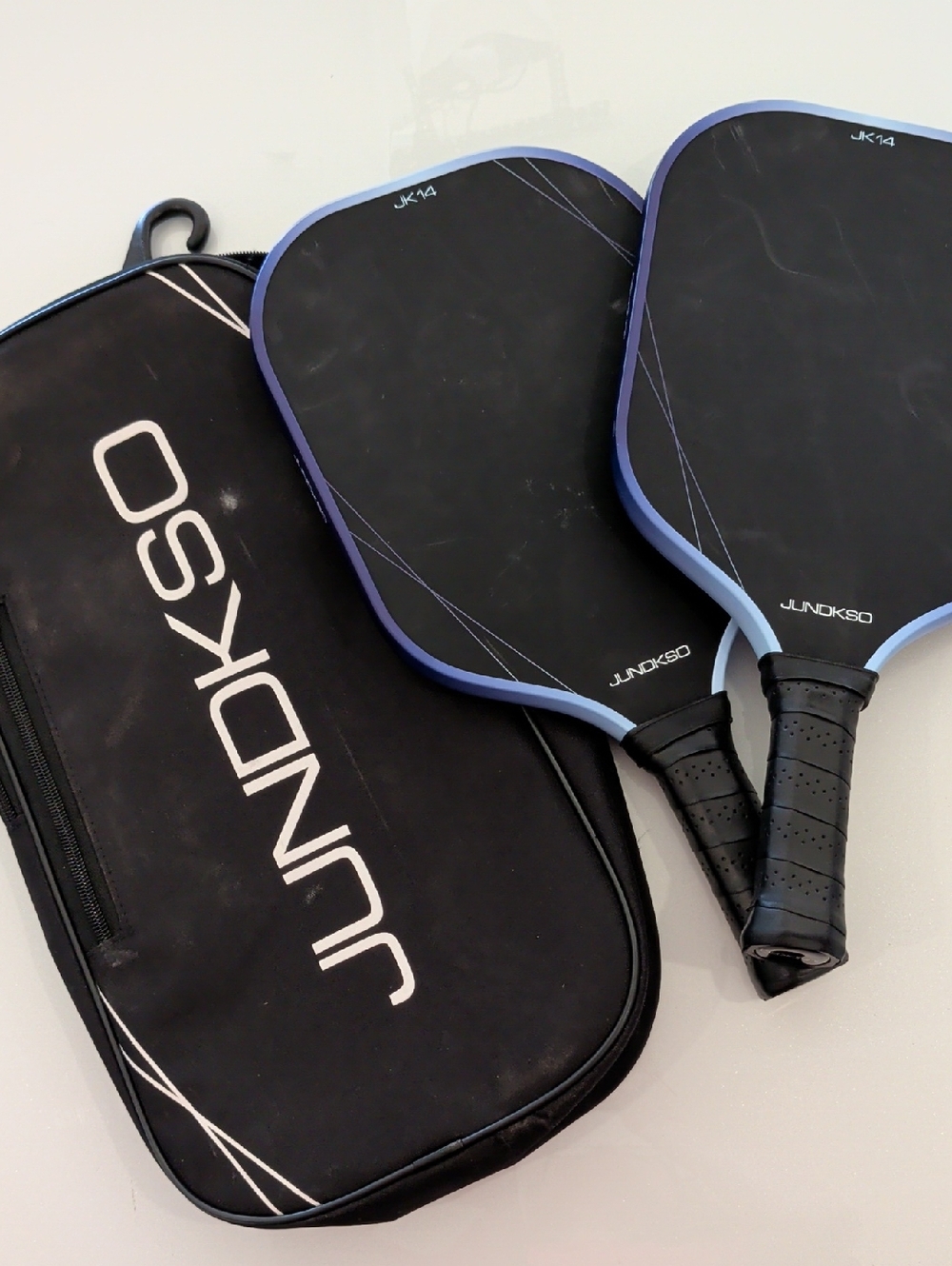 Blue & Black Paddle Set with Carry Case